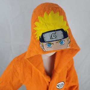 Naruto bathrobe gift for Childs towelling fabric
